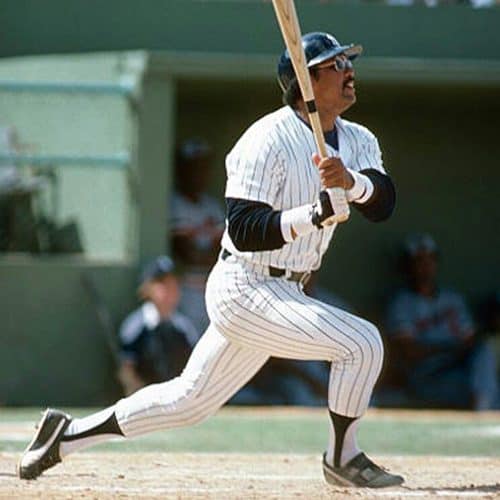 Reggie Jackson batting