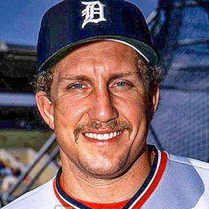 Lance Parrish in Detroit Tigers uniform