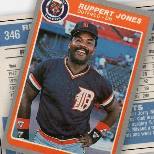 Ruppert Jones baseball card