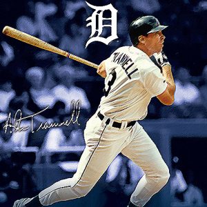 Alan Trammell at bat