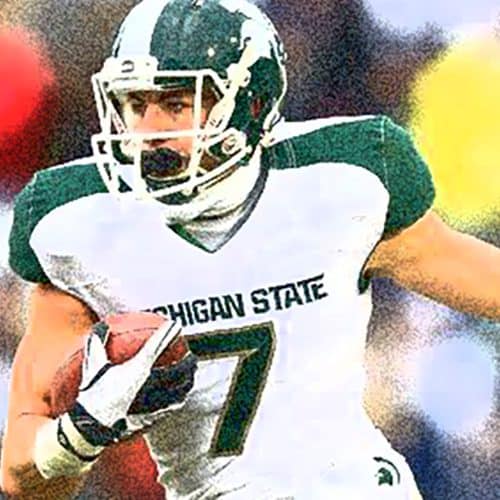 Keith Nichol in Michigan State Football Uniform