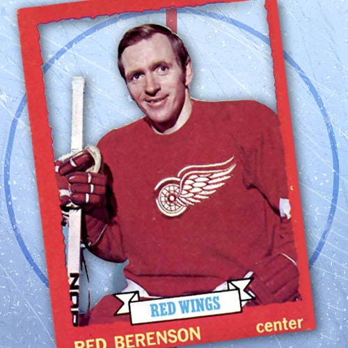 Red Berenson in Red Wings uniform