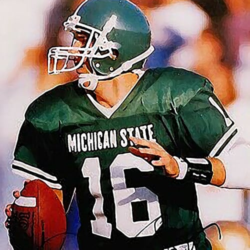 Jim Miller in Michigan State football uniform